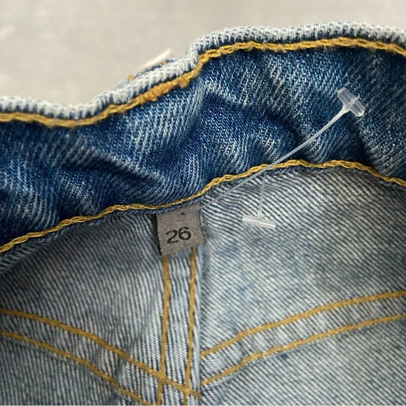 CARMAR Chara Emelia Distressed Button Fly Ripped Raw Hem Jeans 21194 - Picture 10 of 11